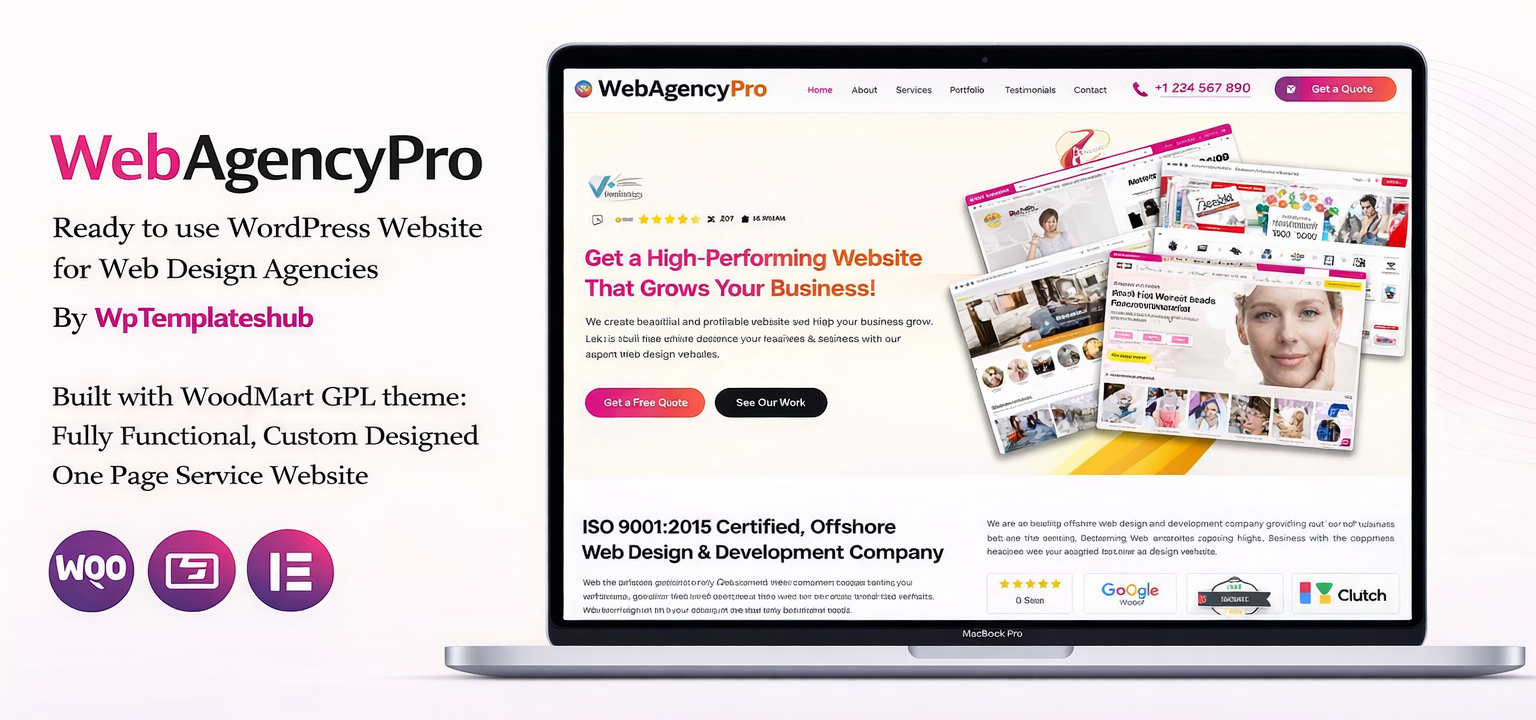 WebAgencyPro – Web Design Agency Website