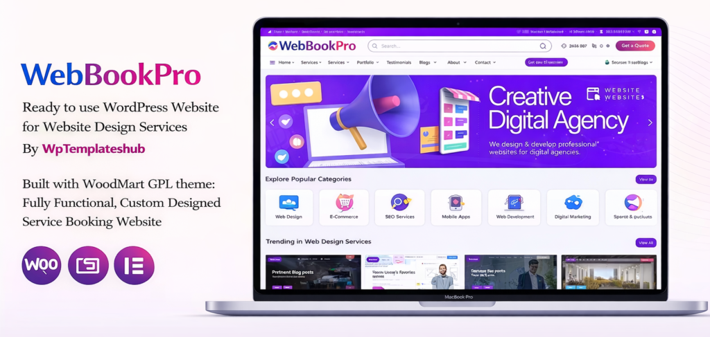 WebBookPro – Website Service Booking Website