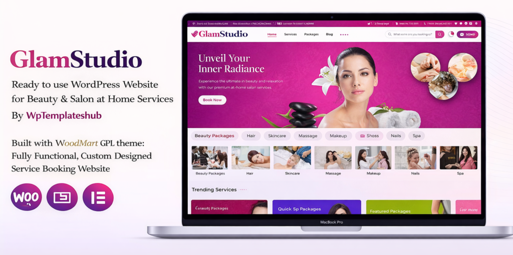 GlamStudio – Beauty Service Booking Website