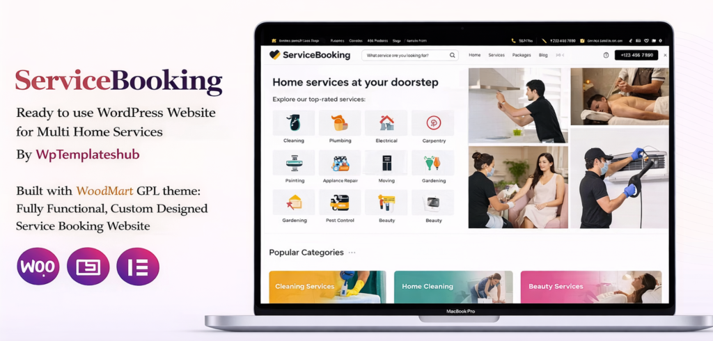 ServiceBooking – Multi-Service Booking Website