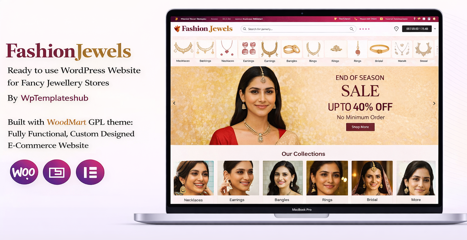 FashionJewels – Fashion Jewellery Store Website