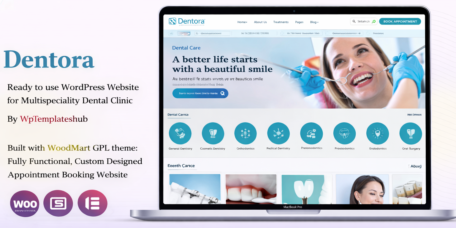 Dentora – Multispecialty Dental Clinic Website